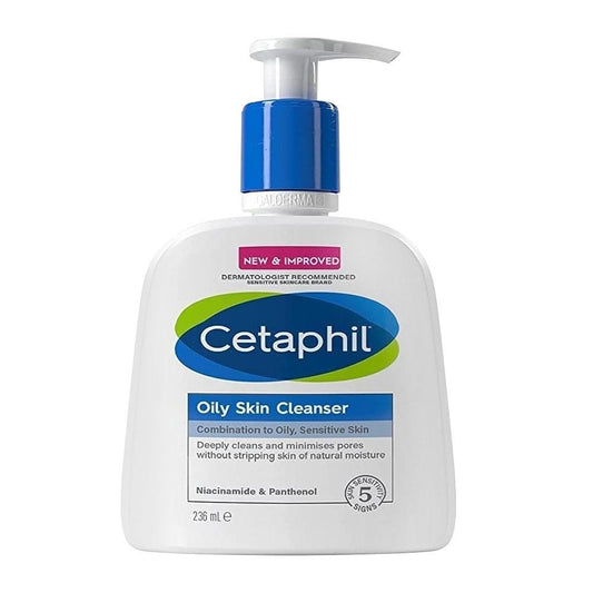 Cetaphil Oily Skin Cleanser Combination To Oily, Sensitive Skin 236Ml