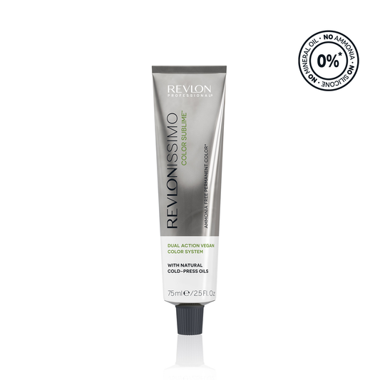 Revlon Professional - Color Sublime Ammonia Free Hair Color Cream Permanent Hair Color, for Salon & Home Use Rich Shades for Grey Coverage & Vibrant Hair Color 75ml