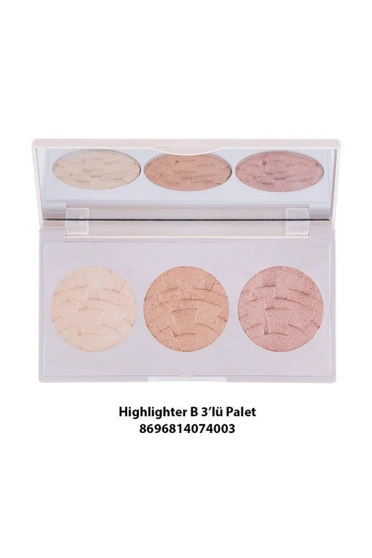 Gabrini - Highlighter 3 In 1 Palette