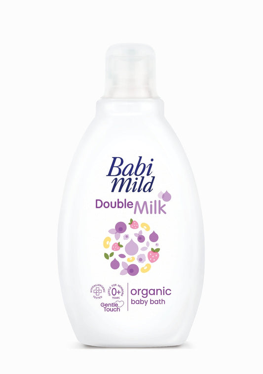 Babi Mild Head & Body Bath Double Milk Organic