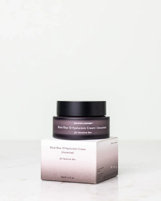 HaruHaru - Black Rice 10 Hyaluronic Cream 50ml (Unscented)