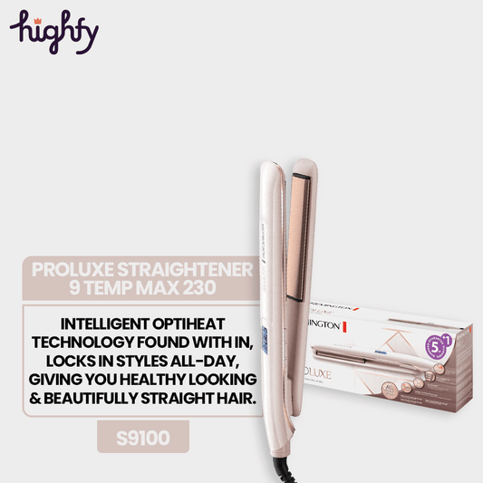 Remington Proluxe Straightener 9 Temp Max 230- S9100