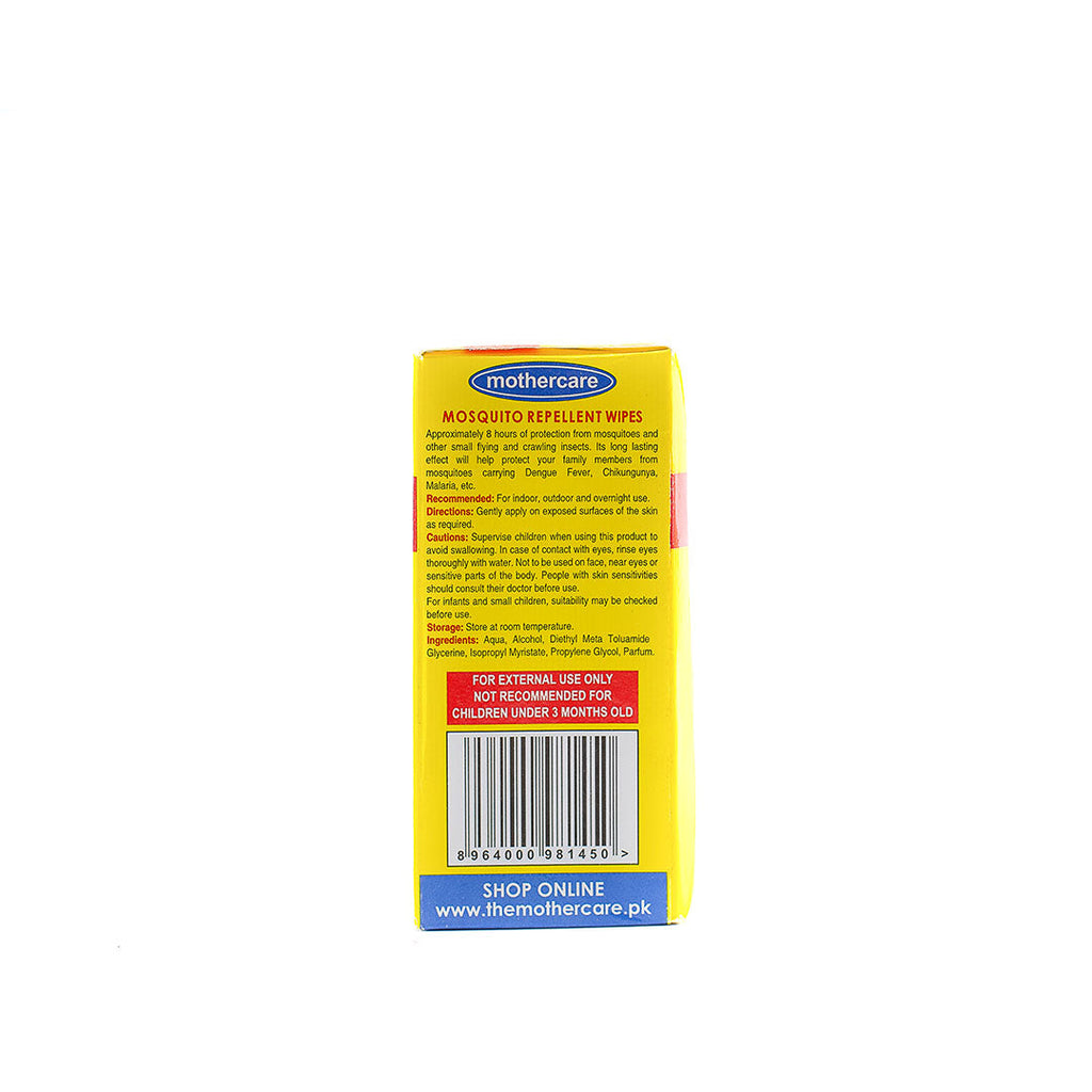 Mothercare - Mosquito Repellent Wipes 10Pcs