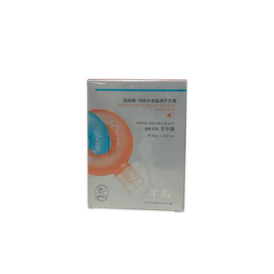 Facial beauty Donuts Gossip Water Crystal Clear Hand Cream 50G