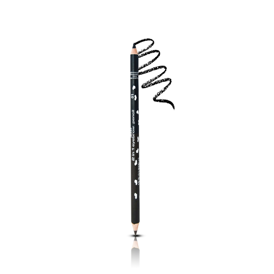 Glamorous Face - 2 in 1 Eyebrow Pencil - 01