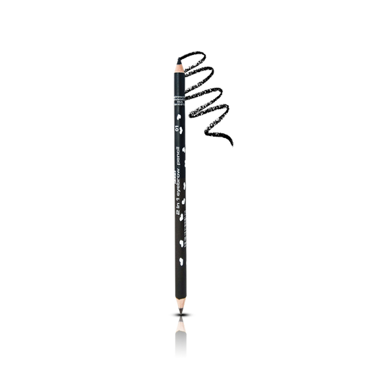 Glamorous Face - 2 in 1 Eyebrow Pencil - 01