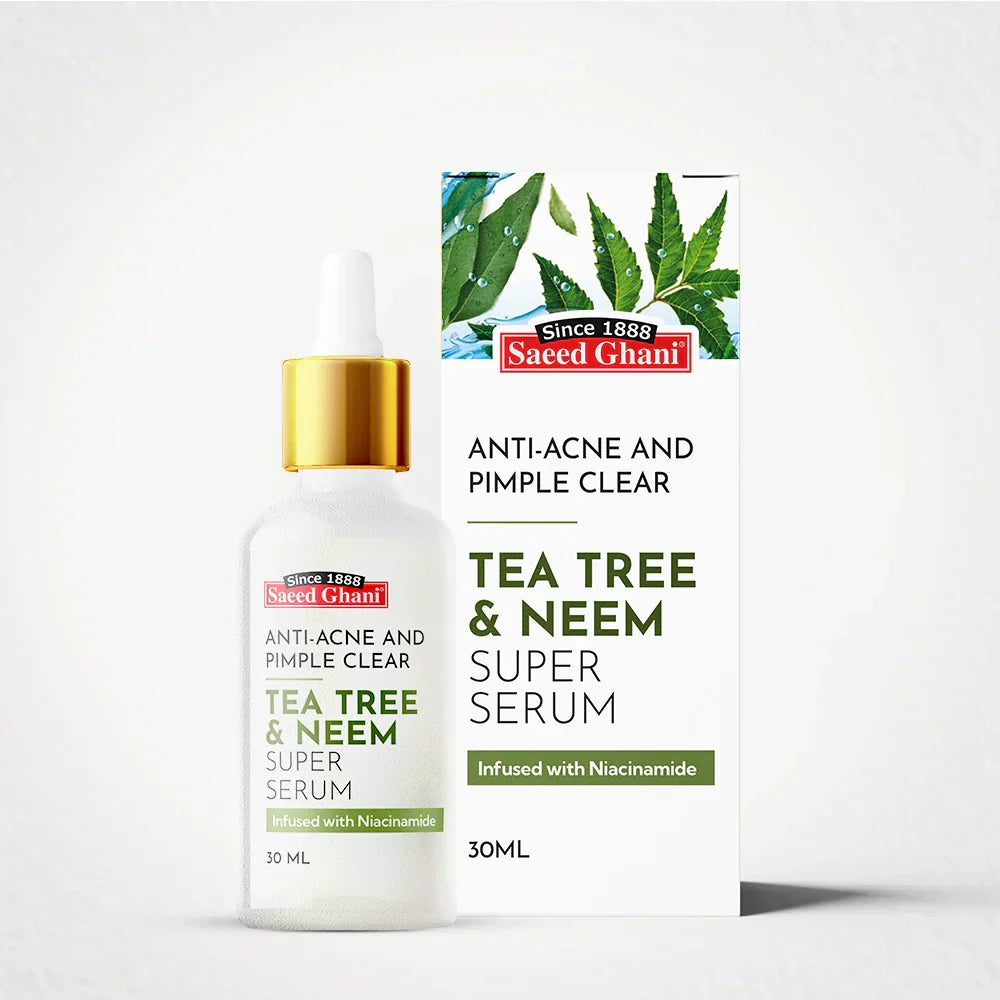 Saeed Ghani - Tea Tree & Neem Anti-Acne and Pimple Clear Super Serum