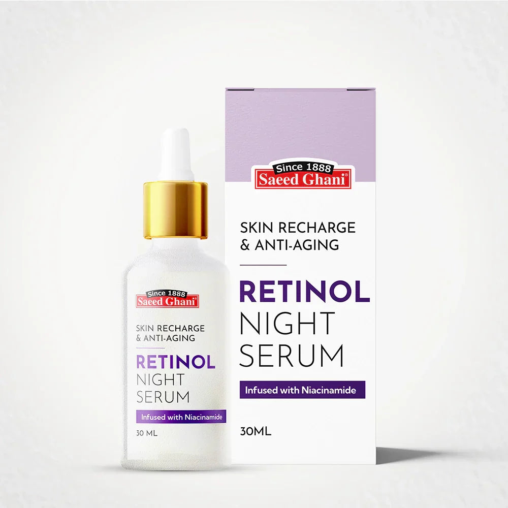 Saeed Ghani - Retinol Skin Recharge & Anti-Aging Night Serum