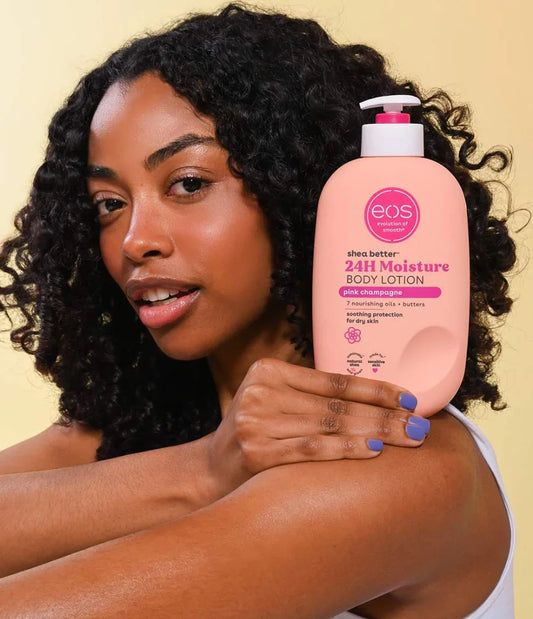 Eos - Shea Butter 24H Moisture Body Lotion 473ml - Pink Champagne