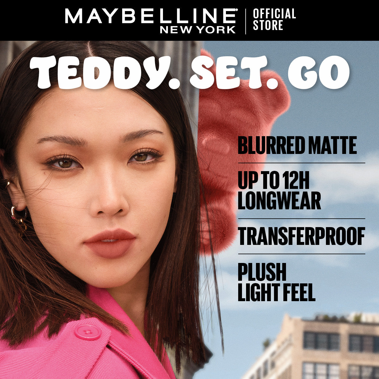 Maybelline New York's Super Stay Teddy Tints The 12-Hour Liquid Lip Tint!