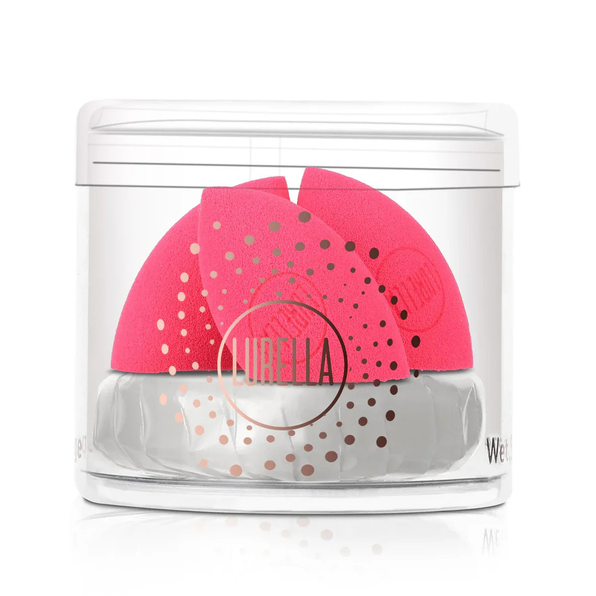 Lurella - Mini Angled Sponge Pack - Hot Pink