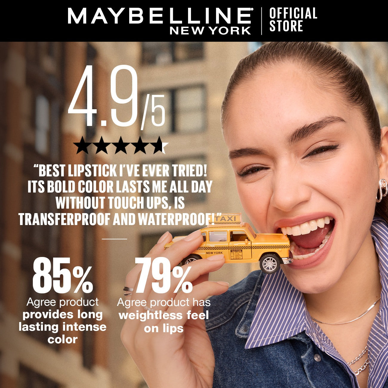 Maybelline New York Super Stay Matte InkÂ® Bold Long-Lasting Liquid LipstickÂ 