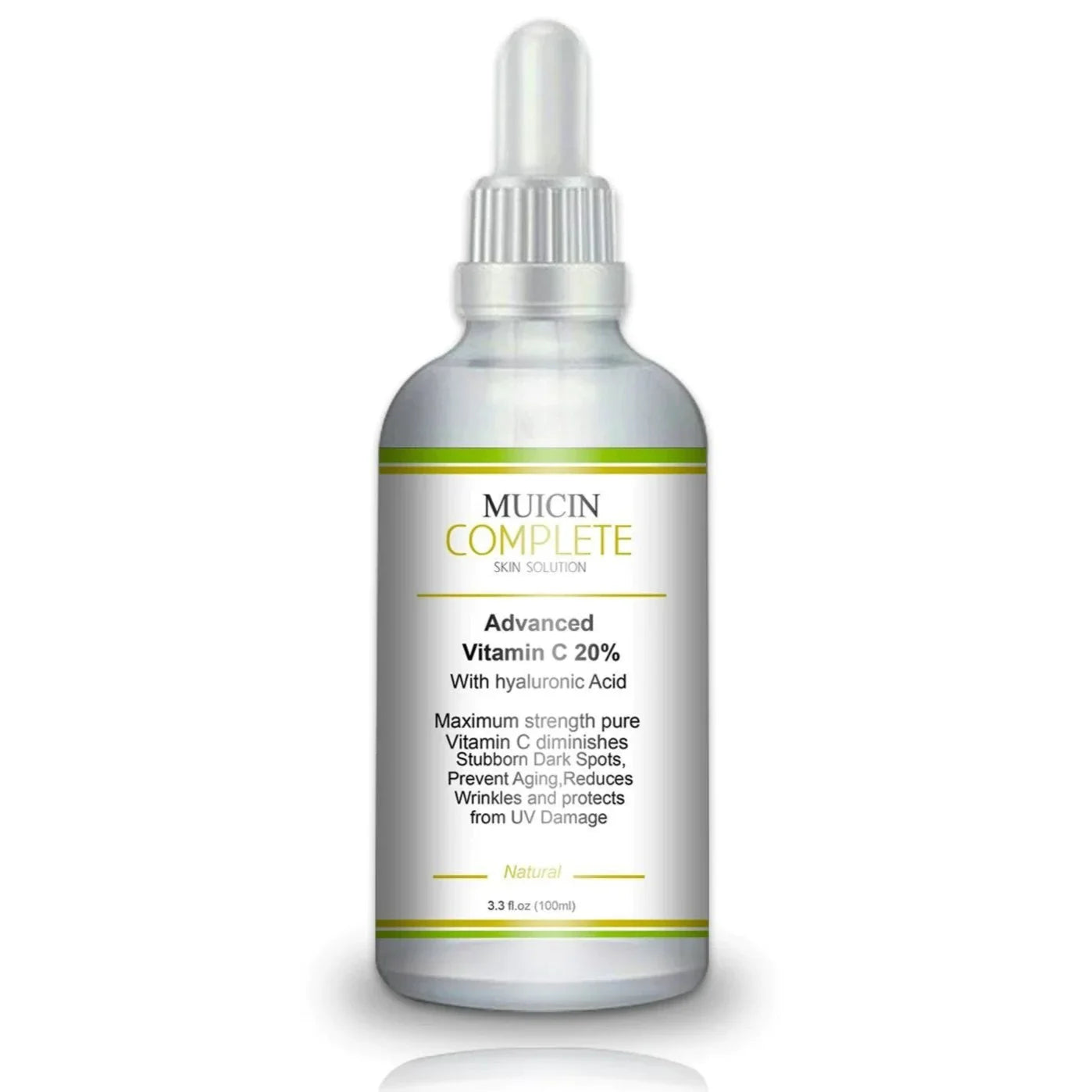 Muicin - Vitamin C + Hyaluronic Acid Complete Skin Solution Serum 30Ml