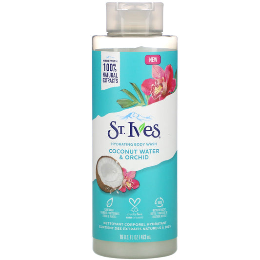 St. Ives -  Body Wash Coconut Water & Orchid 16Oz/473Ml