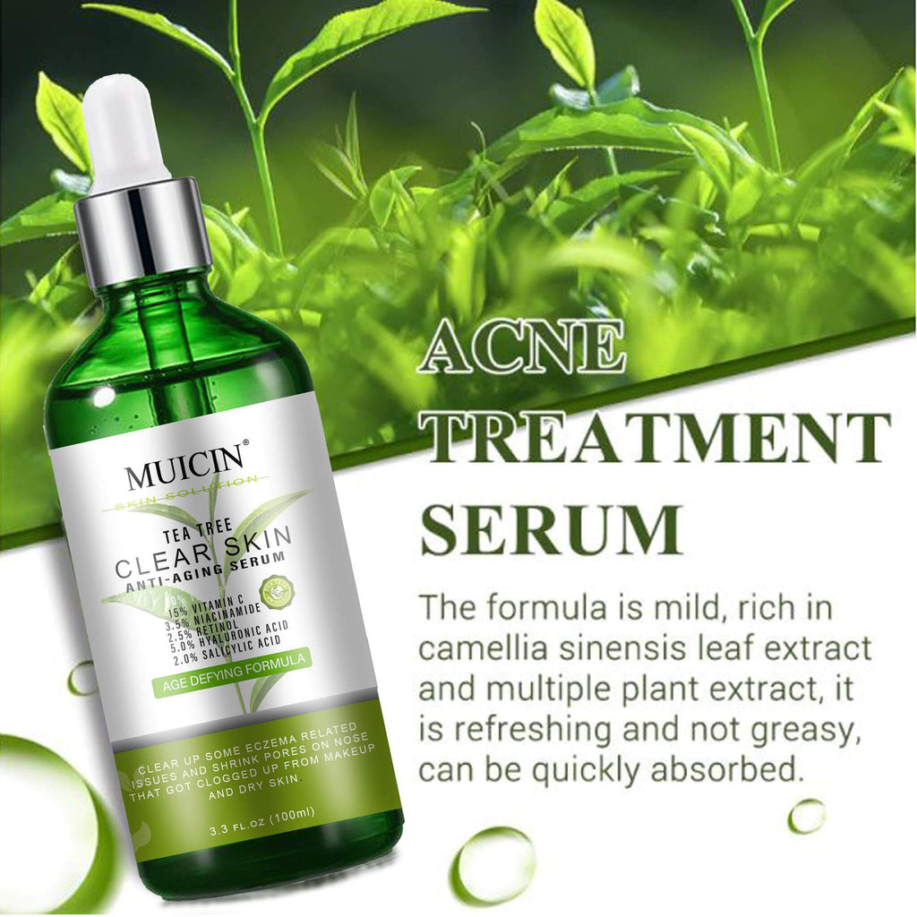 MUICIN - Tea Tree Anti Aging Clear Skin Face Serum - 100ml