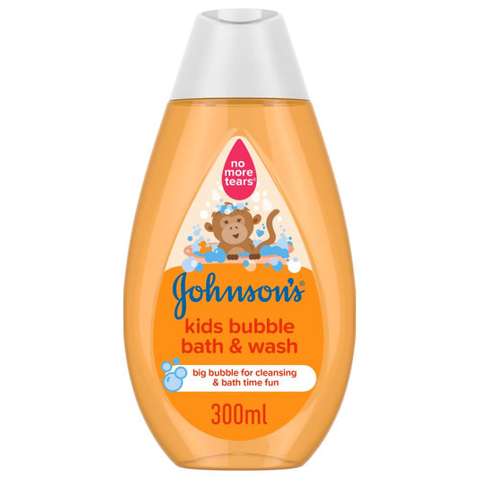 Johnsons Kid's Bubble Bath & Wash 300ml