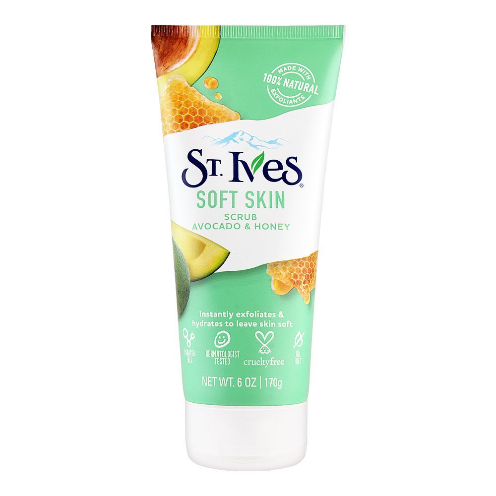 St. Ives -  Face Scrub Soft Skin Avocado & Honey 6Oz/170G