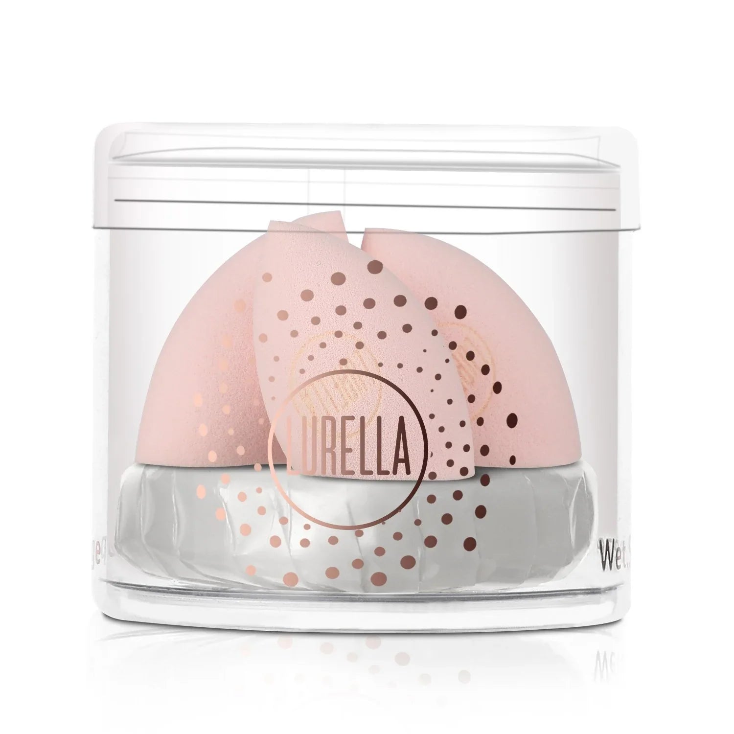 Lurella - Mini Angled Sponge Pack - Baby Pink