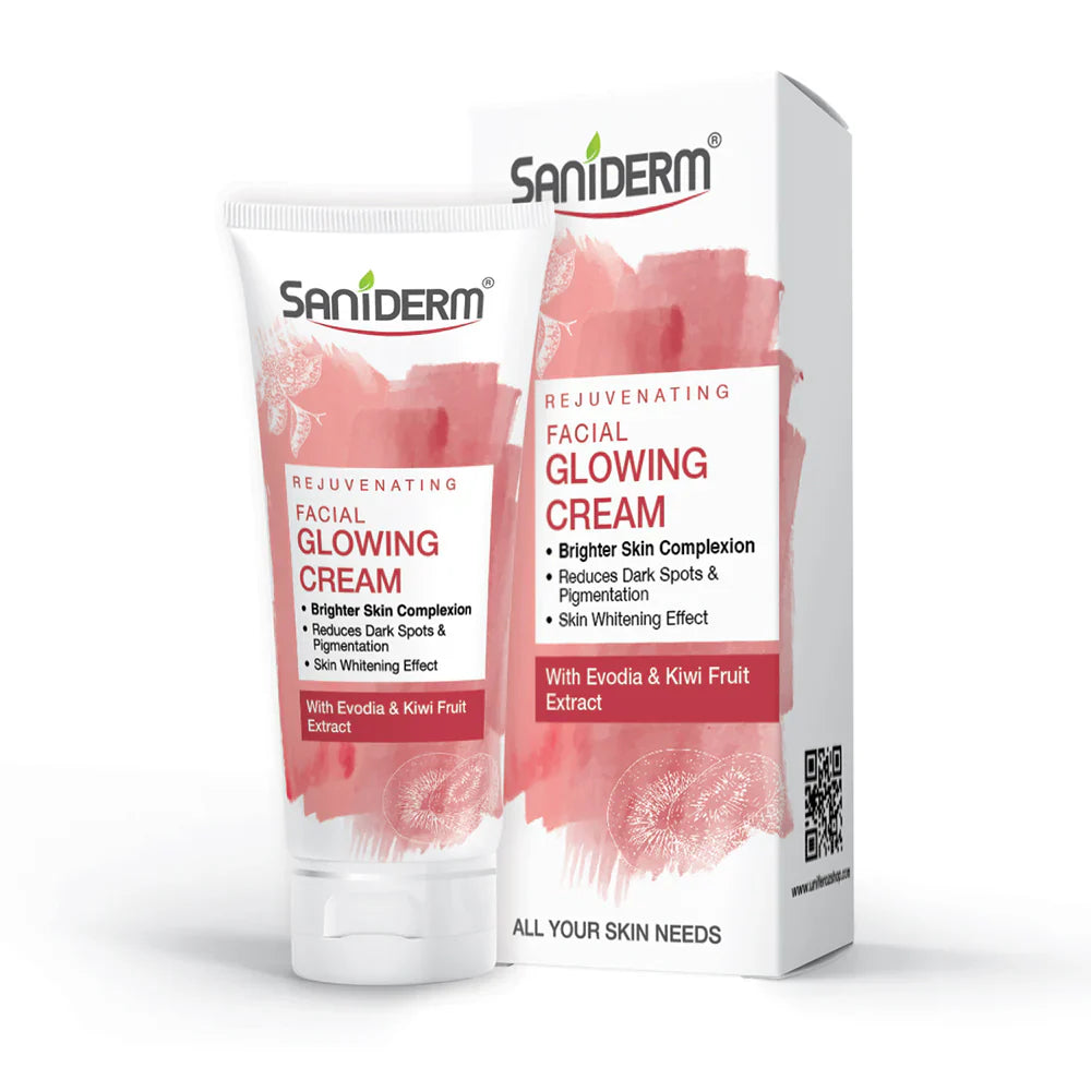 Saniderm Facial Glowing Cream With Evodia & Kiwi Fruit Extract