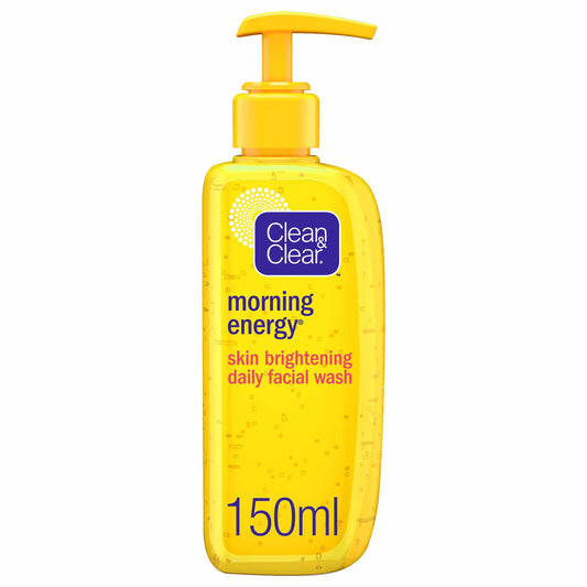 Clean & Clear Daily Facial Wash Skin Brightening Morning Energy 150Ml