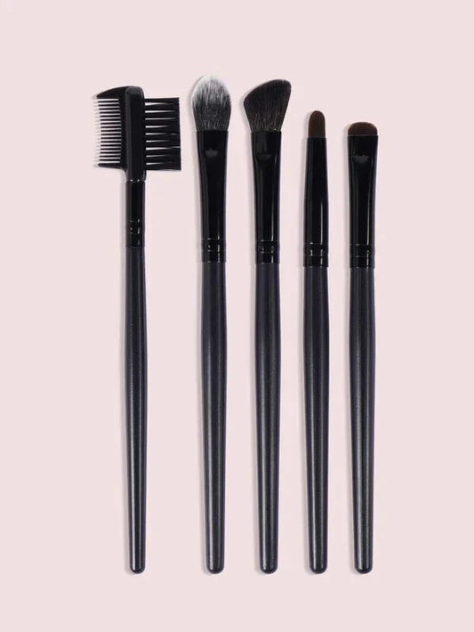 Shein Makeup Brush Set 5'S (Dark Brown)