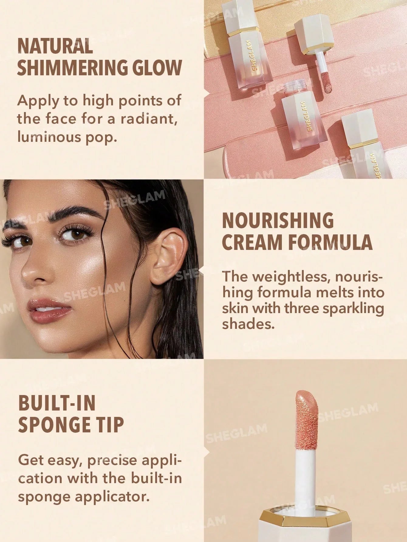 Sheglam Glow Bloom Liquid Highlighter - Vanilla Frost