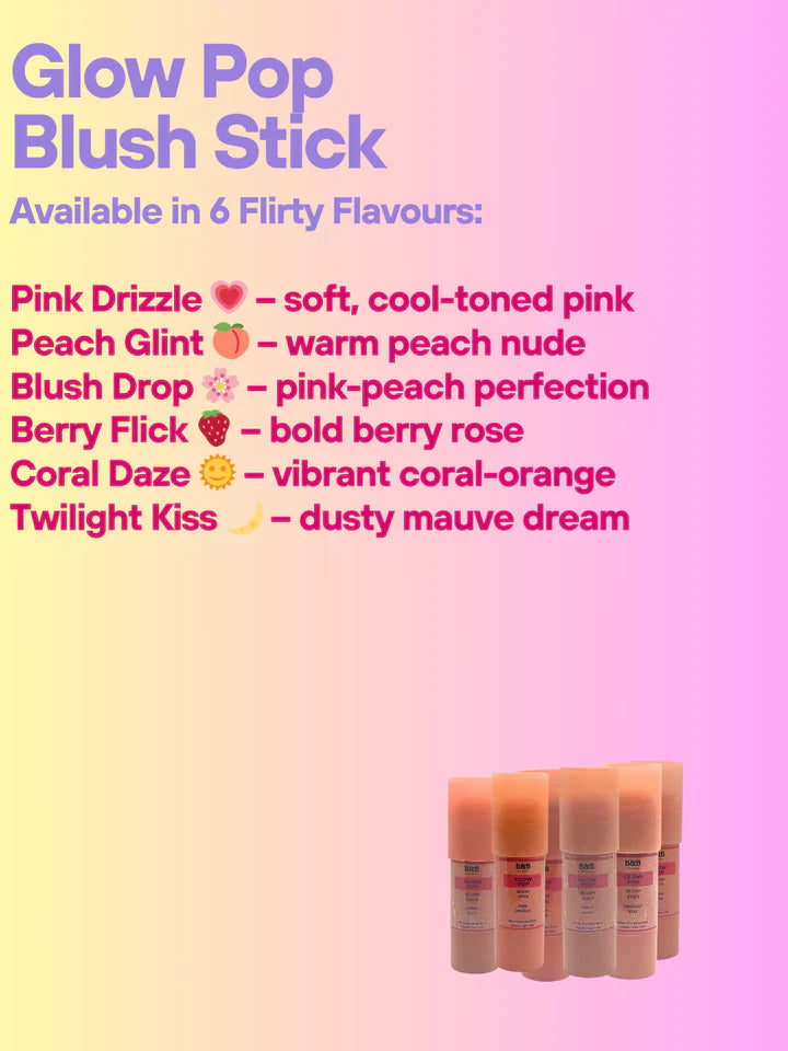 B&B Derma - Coral Daze - Glow Pop Blush Stick