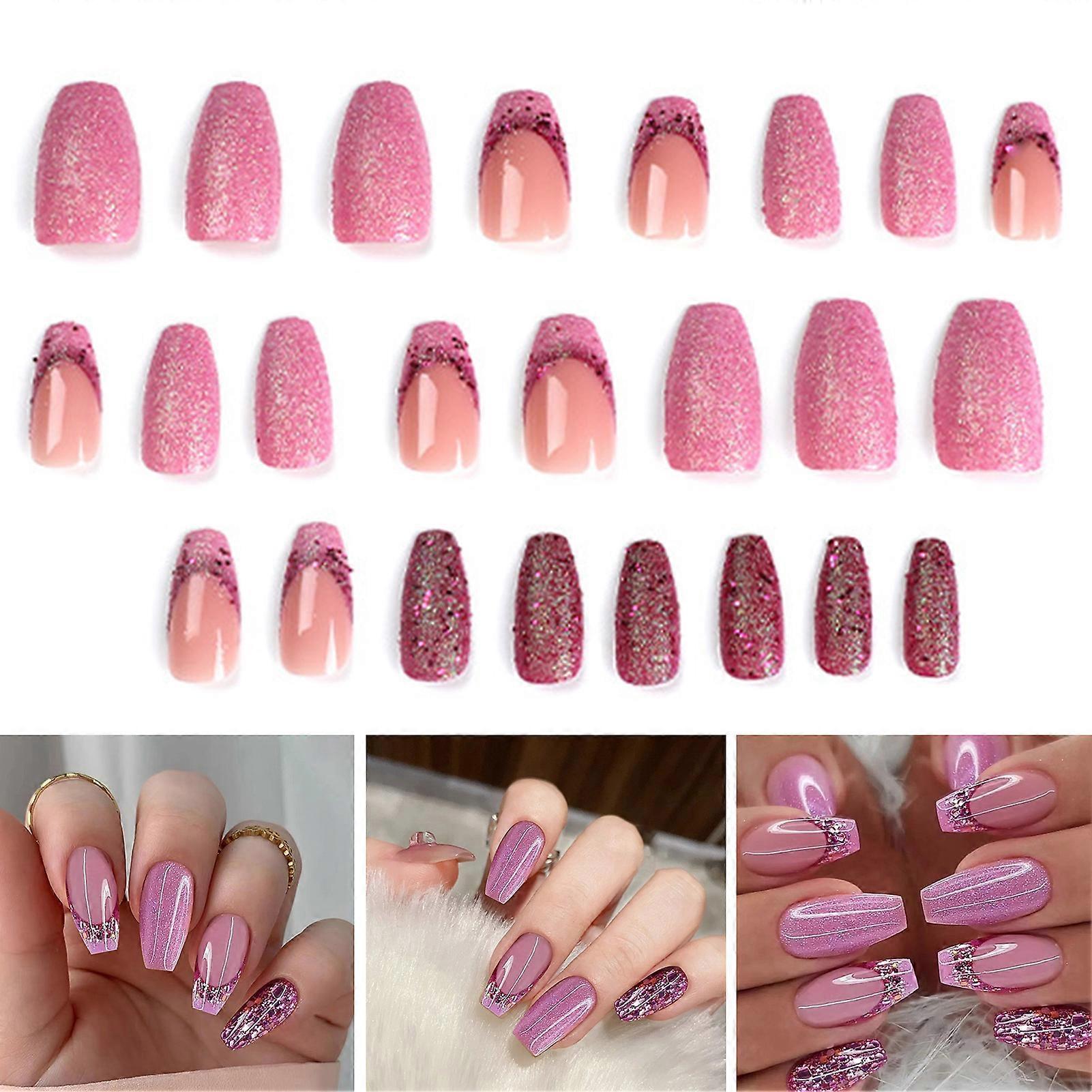 Facial Beauty - Nails Set 12's - Assorted Color & Design