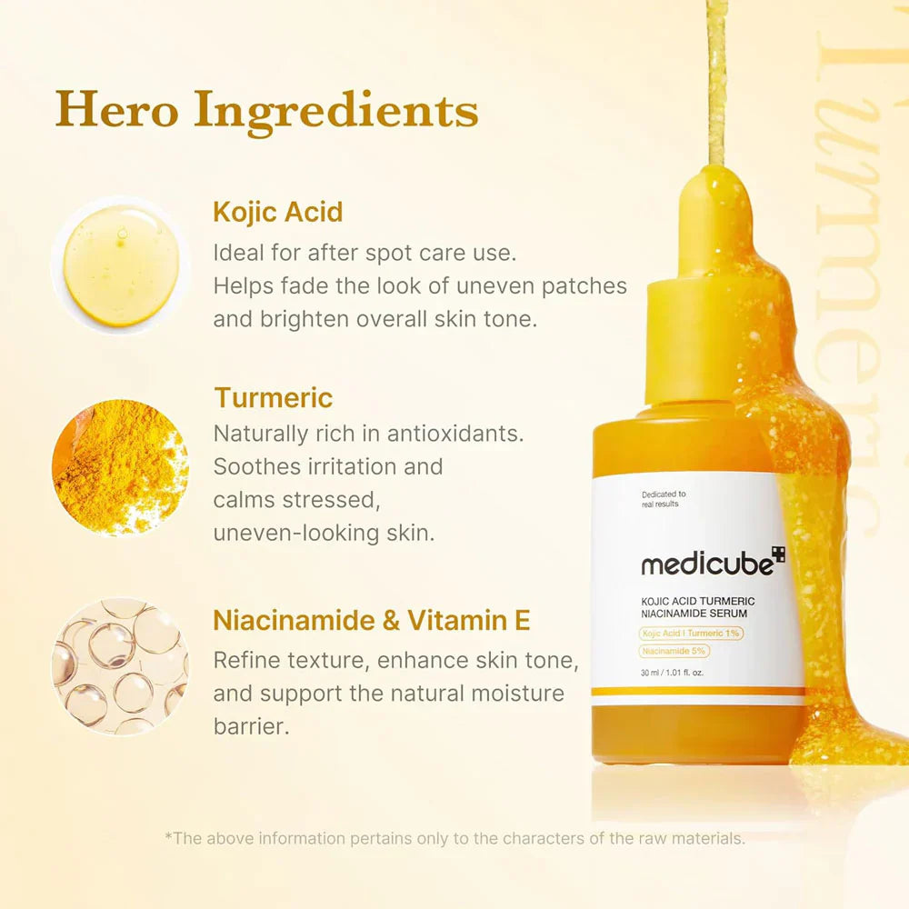 Medicube - Kojic Acid Turmeric Niacinamide Serum 30ml