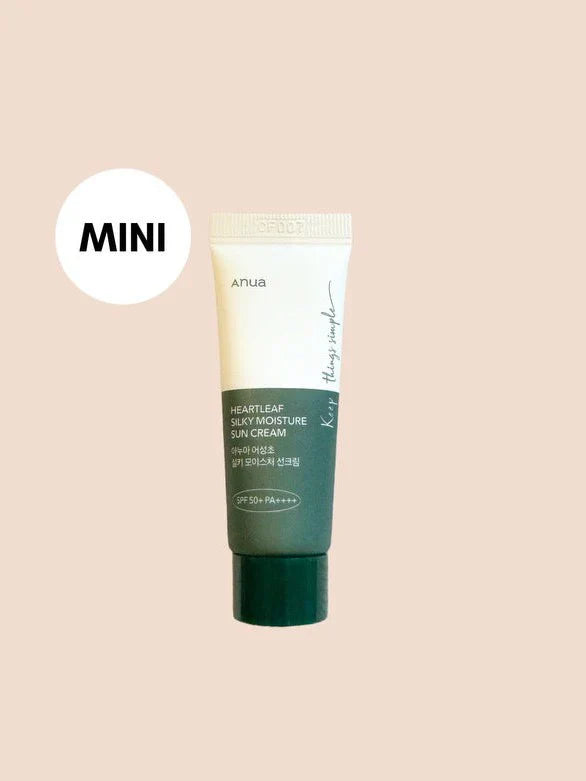 Anua - Heartleaf Silky Moisture Sun Cream SPF 50+ PA++++ 10ml