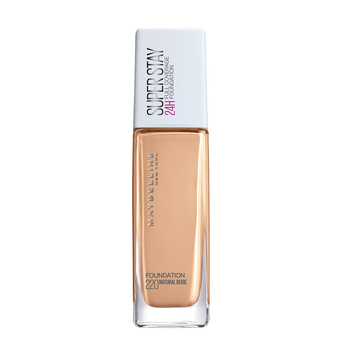 Maybelline New York- Superstay 24H Full Coverage Liquid Foundation - 220 Natural Beige