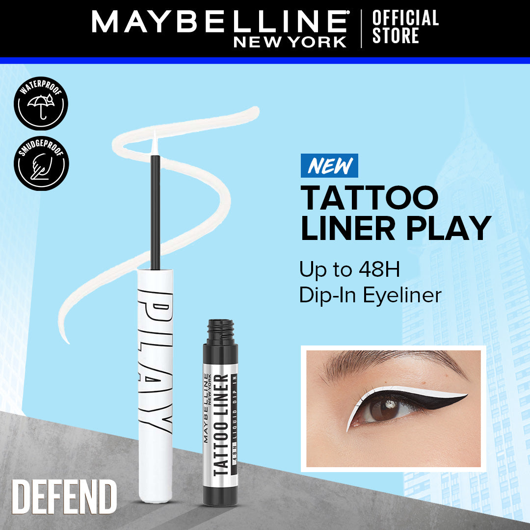 Maybelline New York Tattoo Play Liquid Waterproof Eyeliner - Ultra Longwear