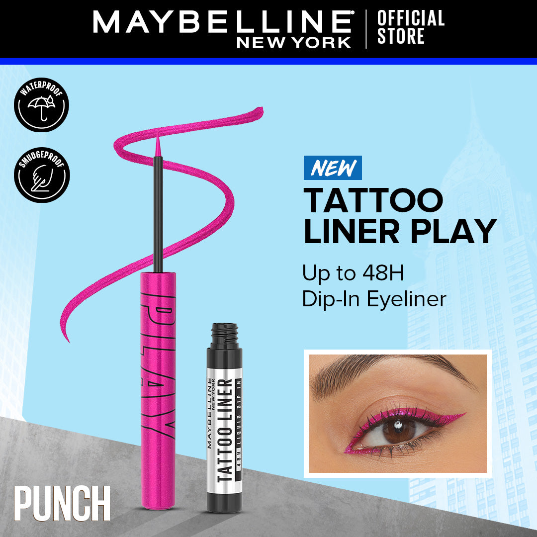 Maybelline New York Tattoo Play Liquid Waterproof Eyeliner - Ultra Longwear
