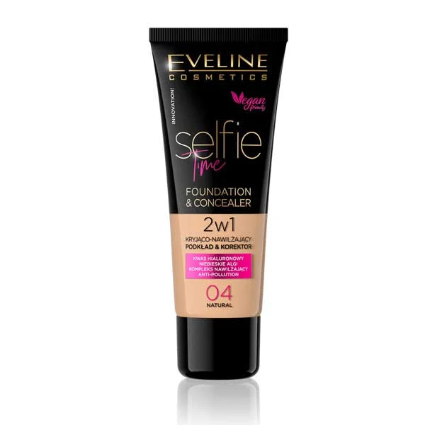 Eveline Cosmetics - Selfie Time Foundation & Concealer - 04 Natural