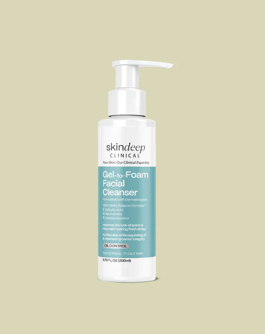 Skin Deep - Clinical Gel to Foam Facial Cleanser