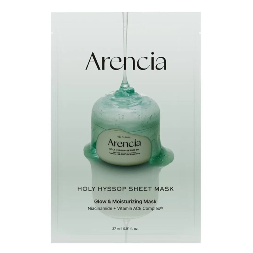 Arencia - Holy Hyssop Sheet Mask - 27Ml
