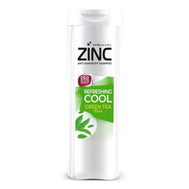 Zinc - Anti Dandruff Shampoo Refreshing Cool Green Tea Mint - 340Ml