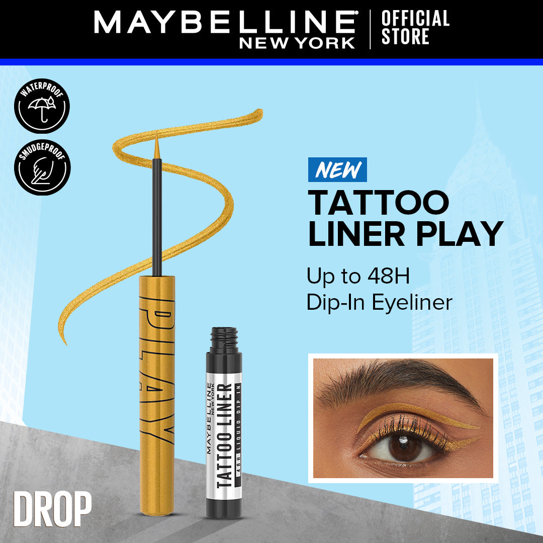 Maybelline New York Tattoo Play Liquid Waterproof Eyeliner - Ultra Longwear