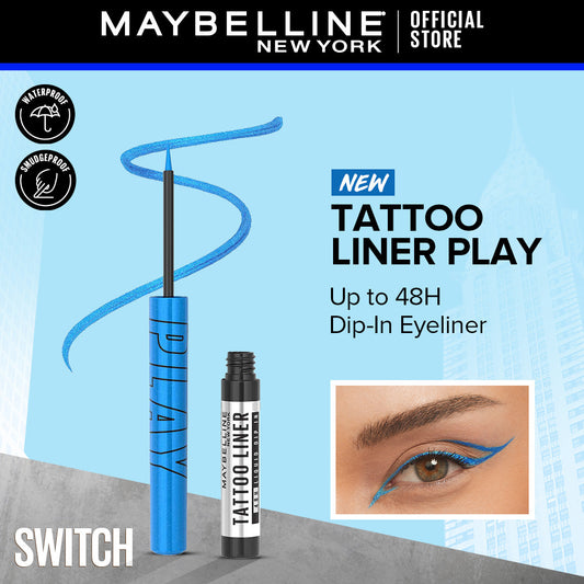 Maybelline New York Tattoo Play Liquid Waterproof Eyeliner - Ultra Longwear