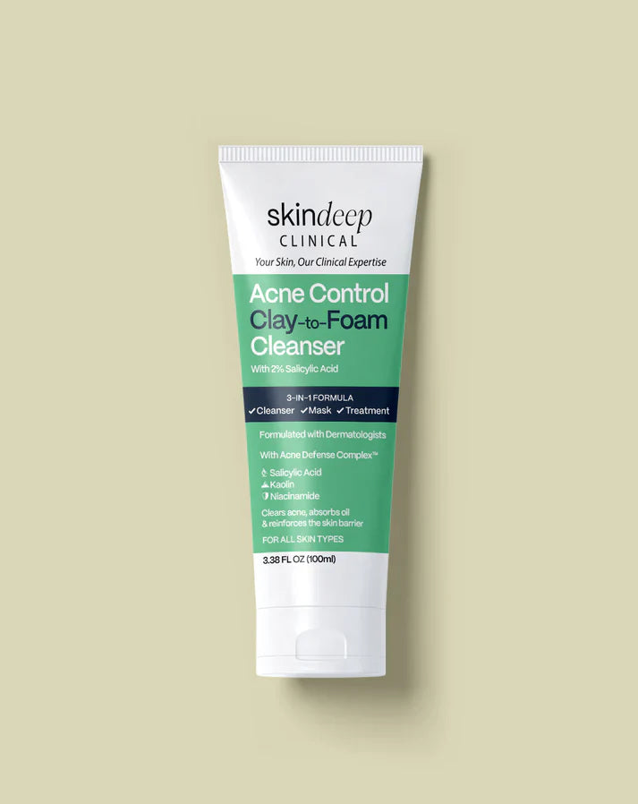Skin Deep - Clinical Acne Control Clay to Foam Cleanser