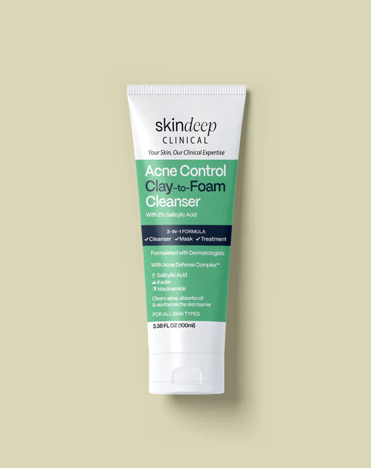 Skin Deep - Clinical Acne Control Clay to Foam Cleanser