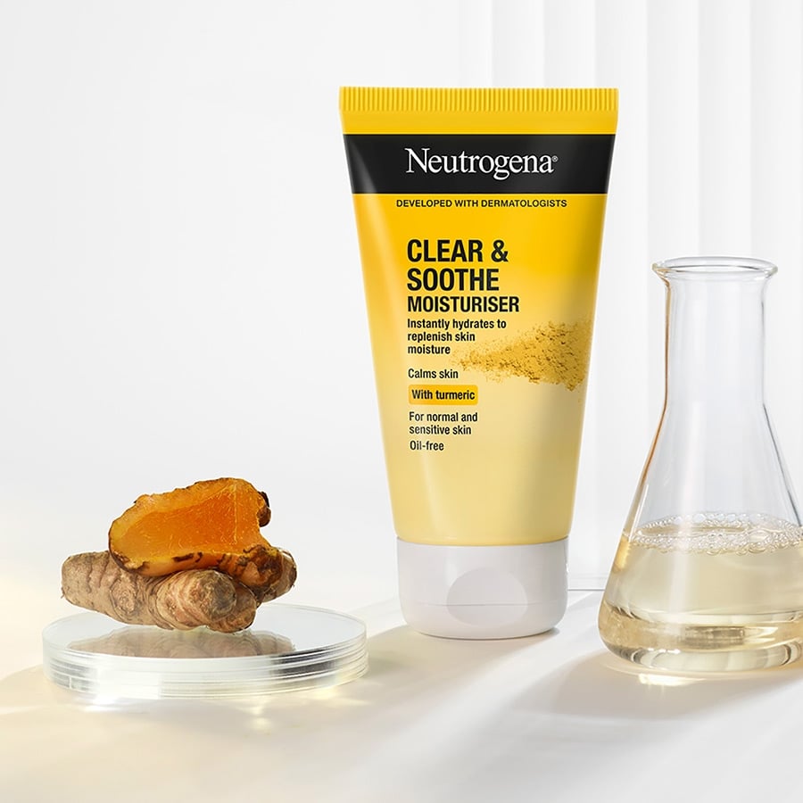 Neutrogena Clear & Soothe Oil Free Moisturizer 75ML (Near Expiry: Feb 2026)