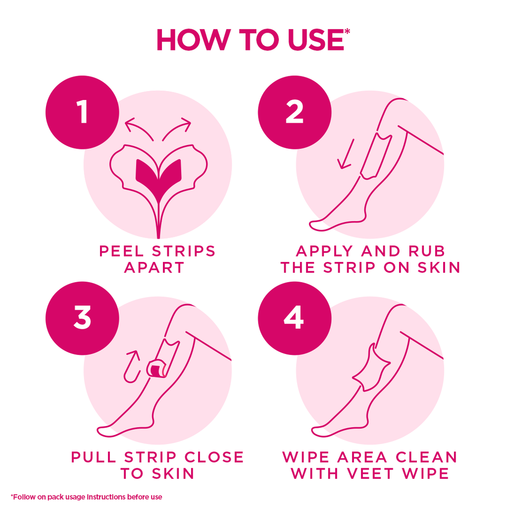 Veet Twin pack Wax Strip Dry Skin 2x12's