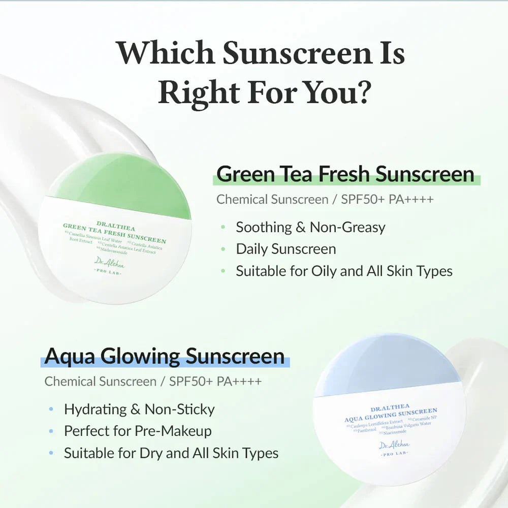 Dr.Althea Green Tea Fresh Sunscreen SPF50+ PA+++ 45ml