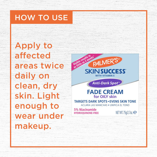 Palmer's - Anti-Dark Spot Fade Cream, For Oily Skin - 75G