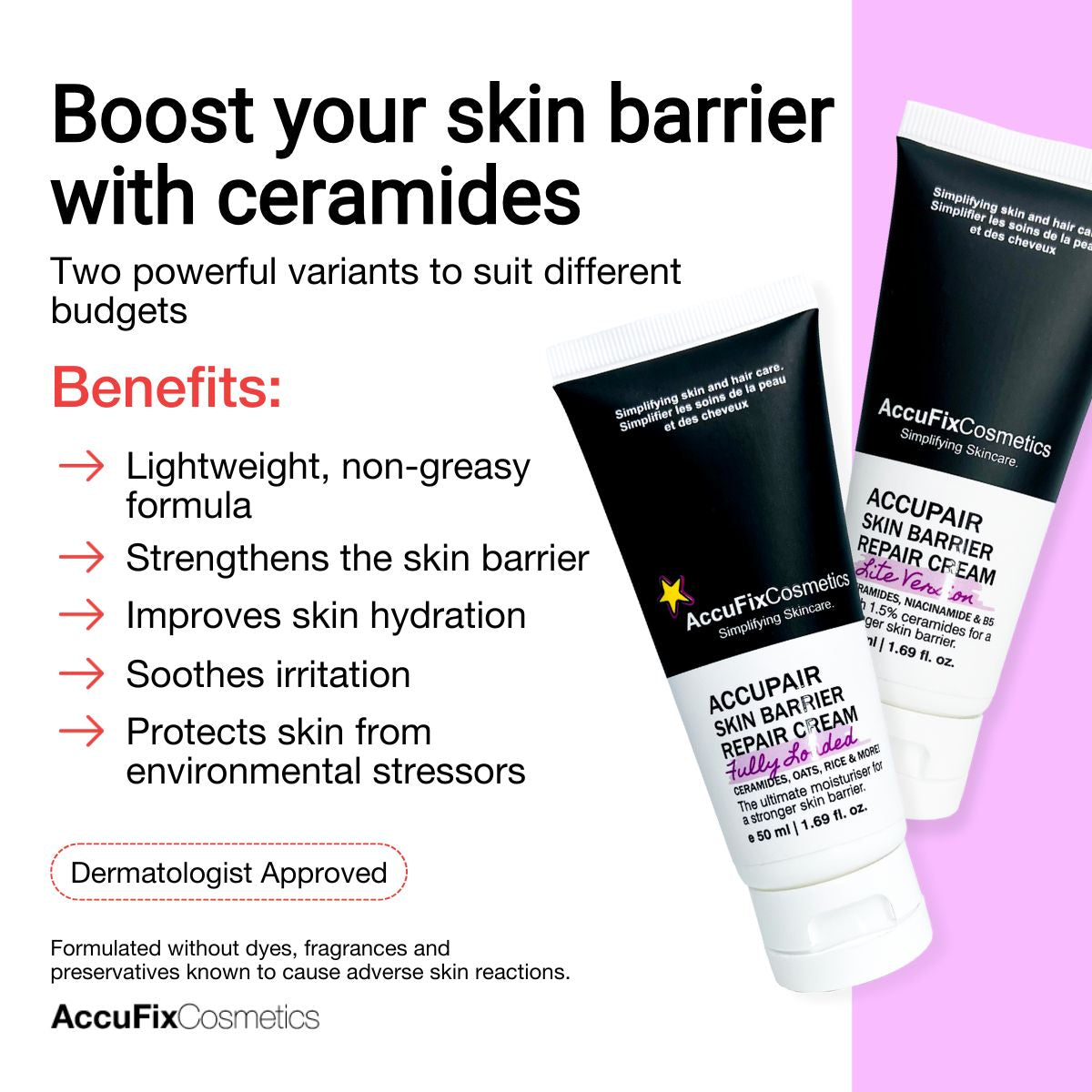 AccuFix - AccuPair Skin Barrier Repair Cream