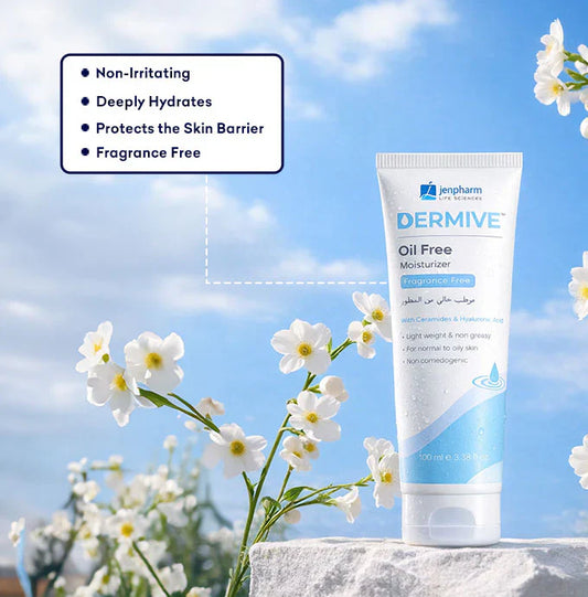 Jenpharm - Dermive Oil Free Fragrance Free Moisturizer Lotion - 100Ml
