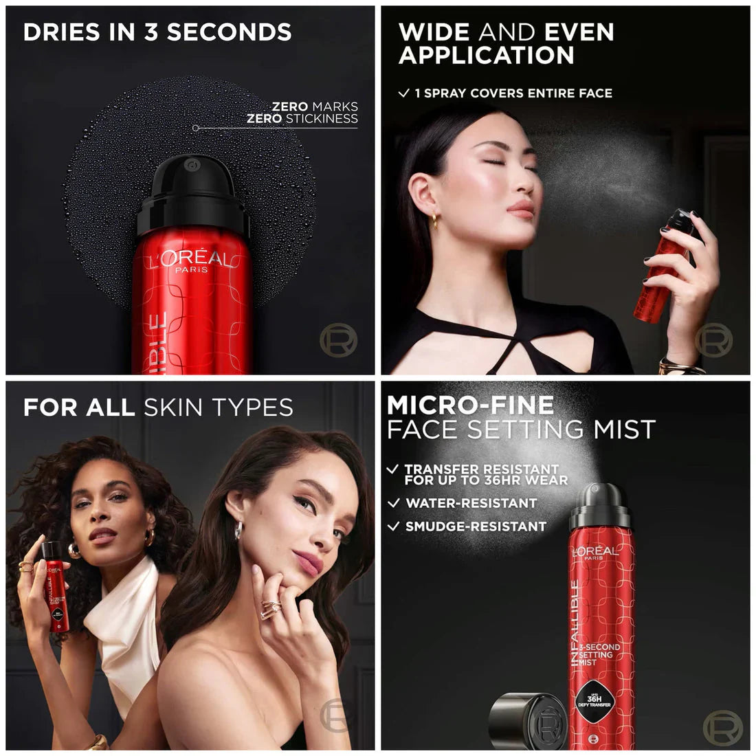 L'Oreal Paris Professional - Infallible 3-Second Setting Spray Mist - 50g