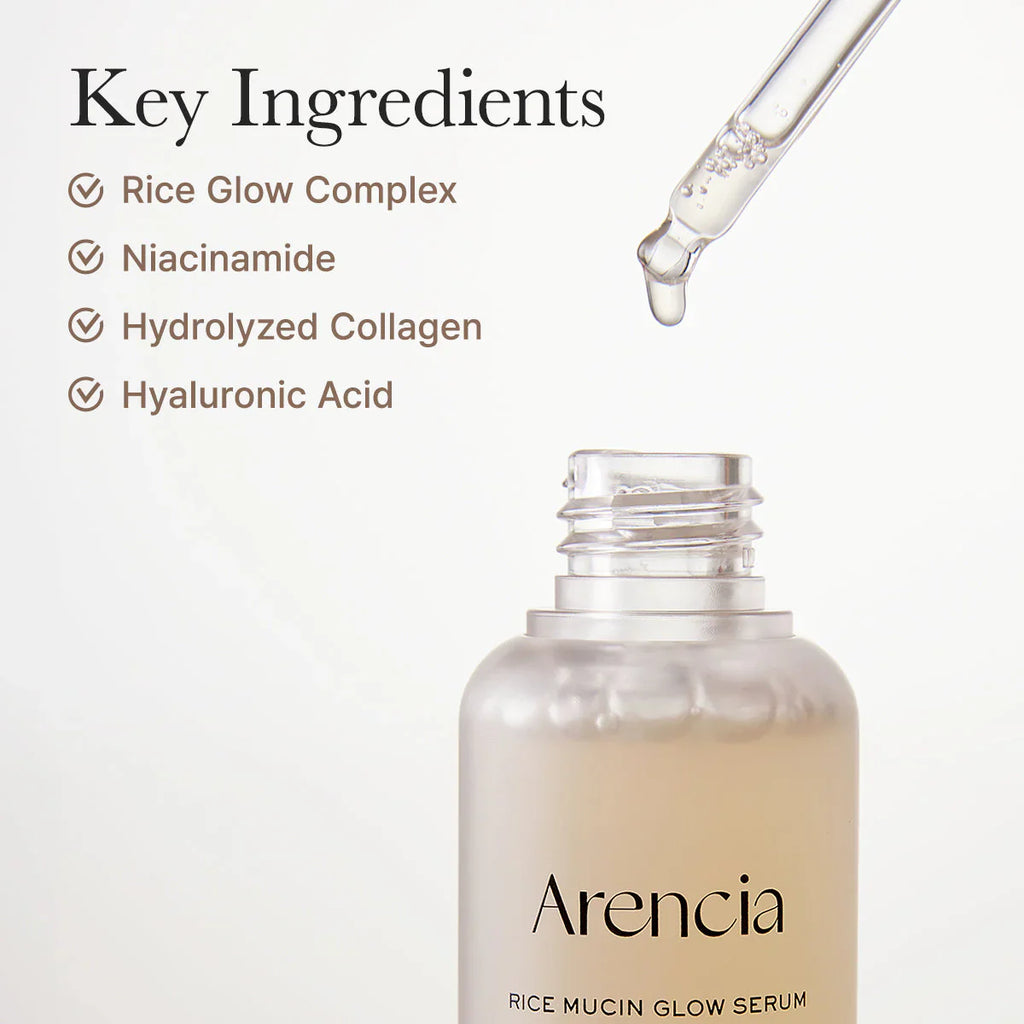 Arencia - Rice Mucin Glow Serum - 30Ml