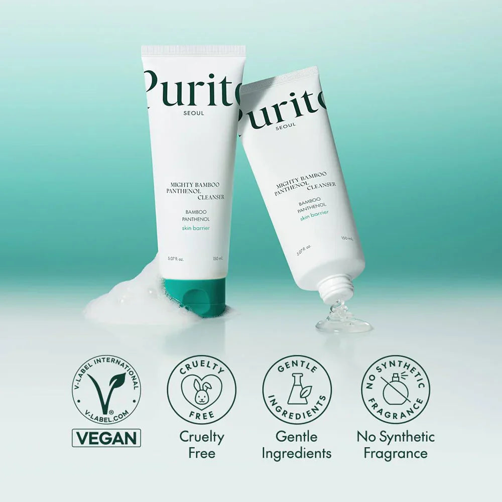 Purito - Mighty Bamboo Panthenol Cleanser - 150ml